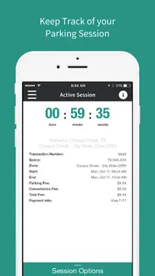 Park CC Mobile Payment Parking android App screenshot 6