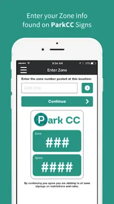 Park CC Mobile Payment Parking android App screenshot 7